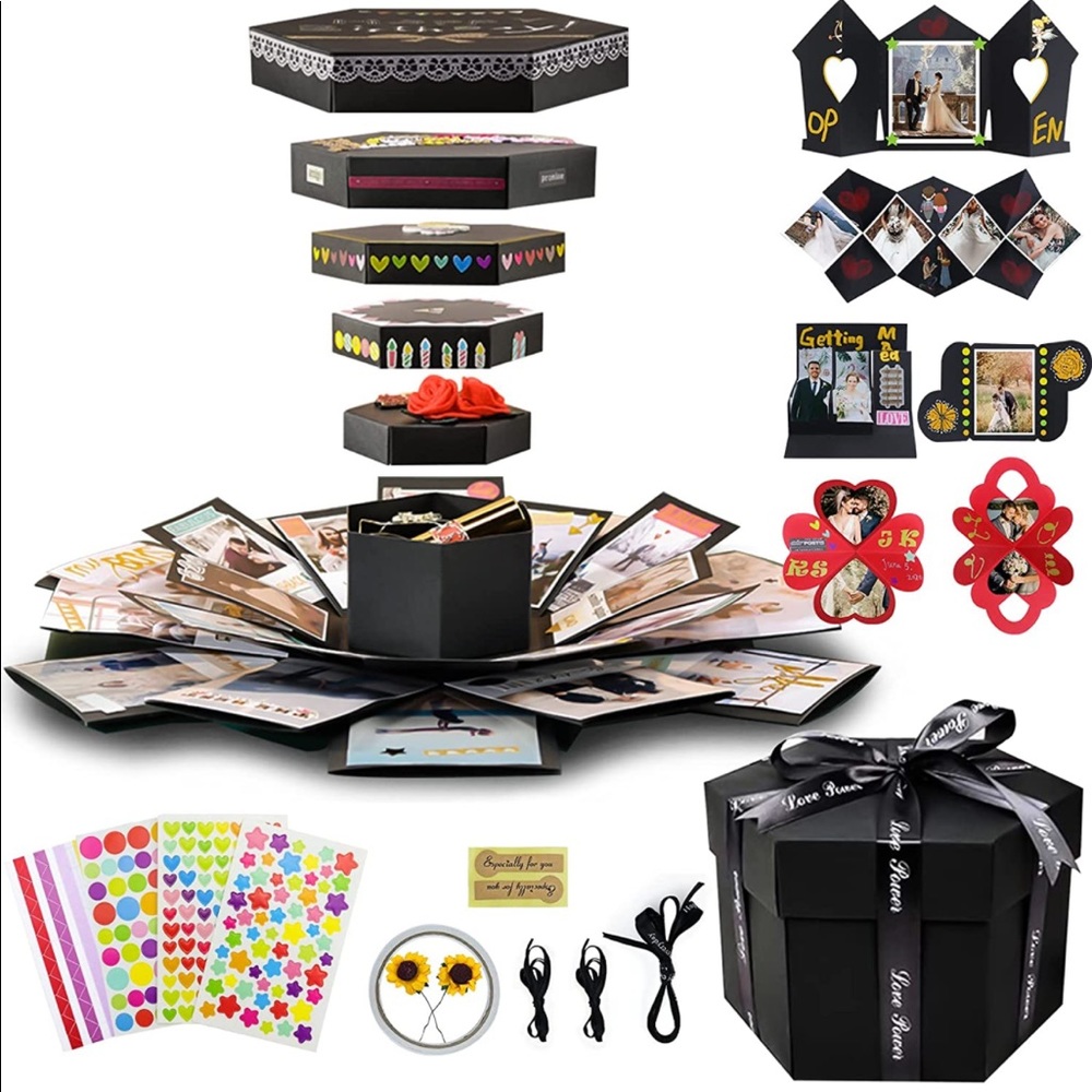 Explosion gift set up box
